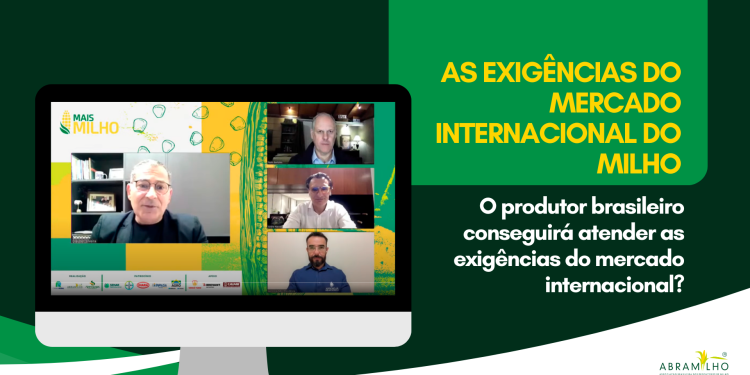 Live Mais Milho discute desafios da agricultura brasileira para atender exigências do mercado internacional